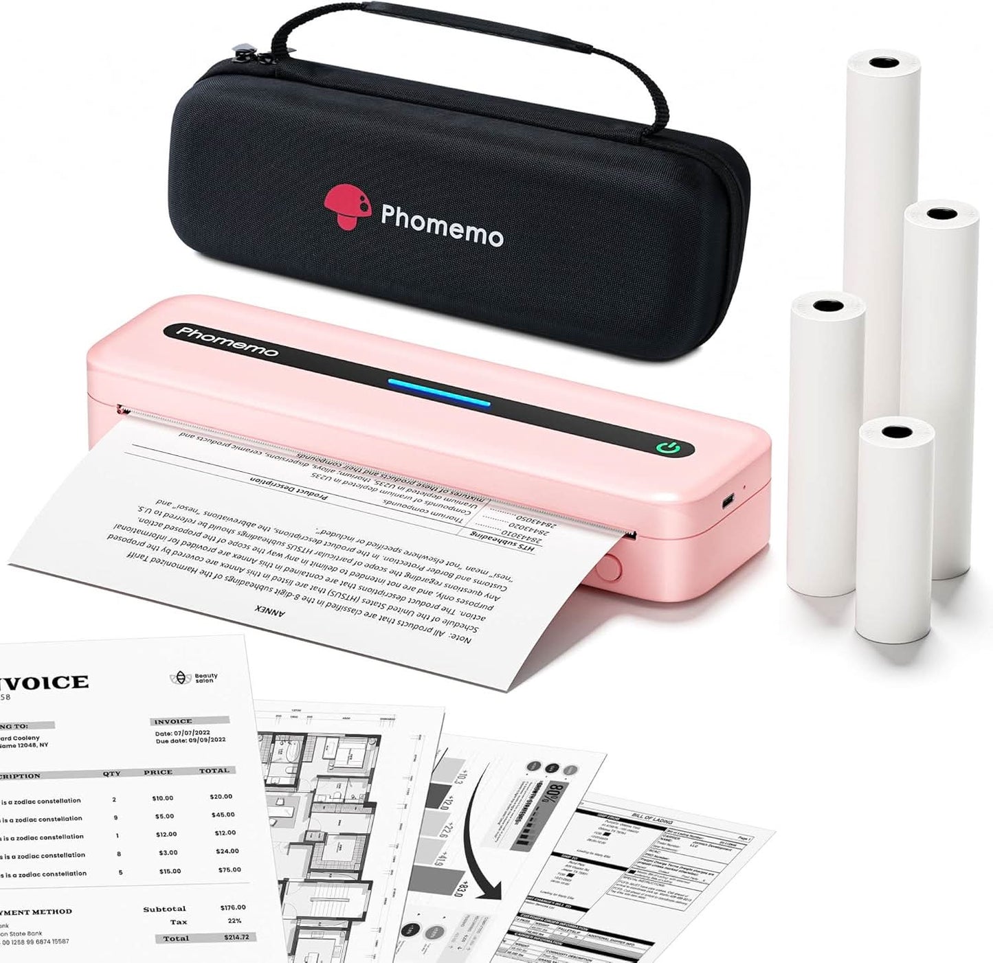 Portable Printer,[Upgrade] M832