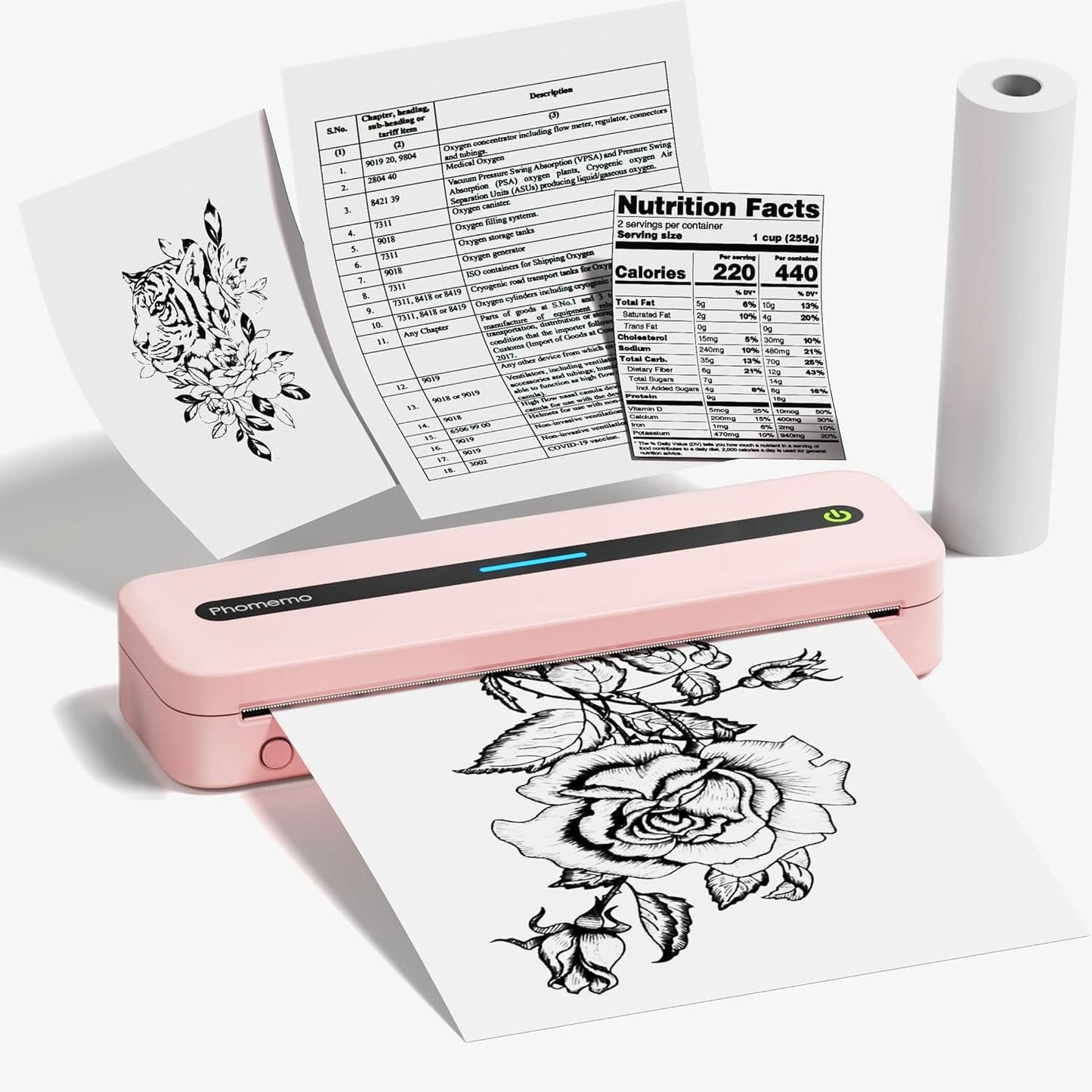 Portable Printer,[Upgrade] M832