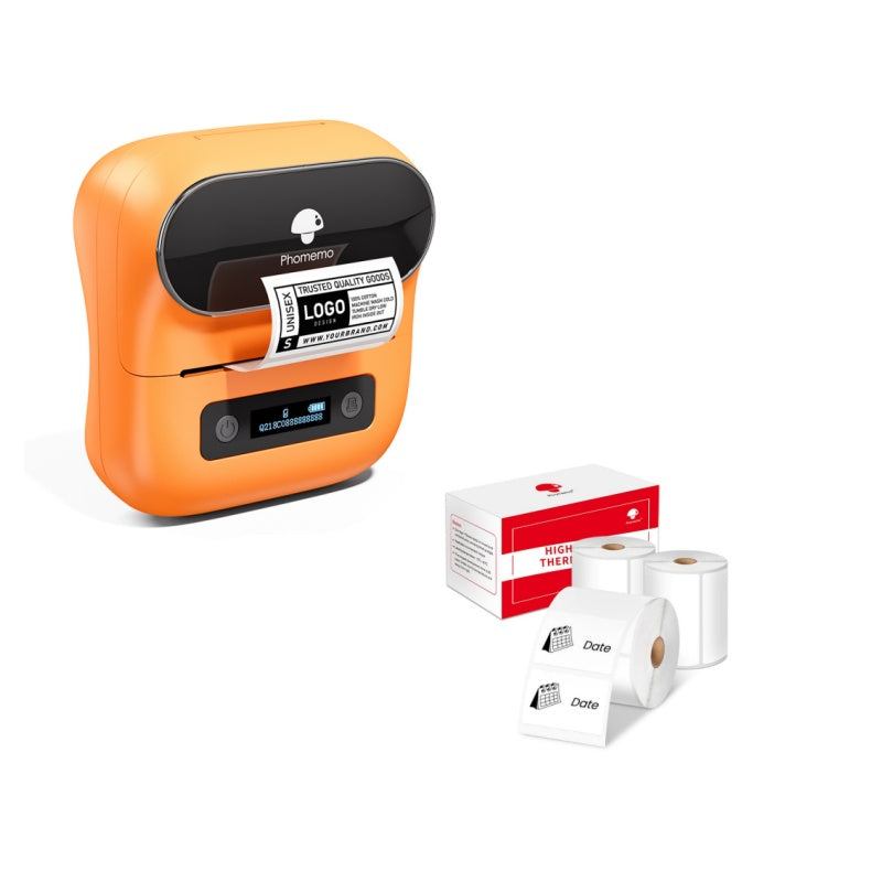 Portable Thermal Business Label Maker Kit