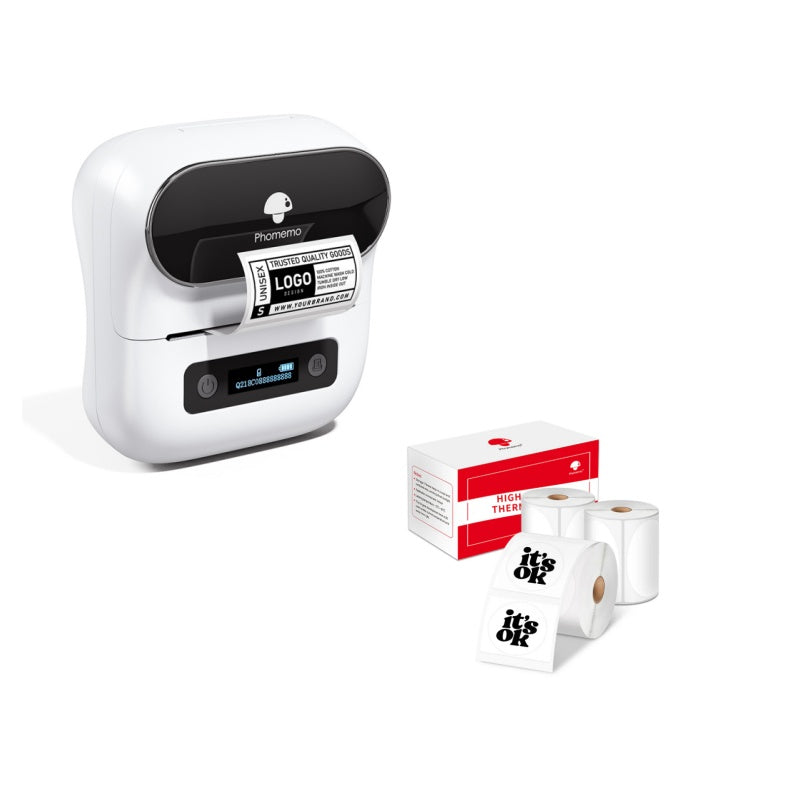 Portable Thermal Business Label Maker Kit