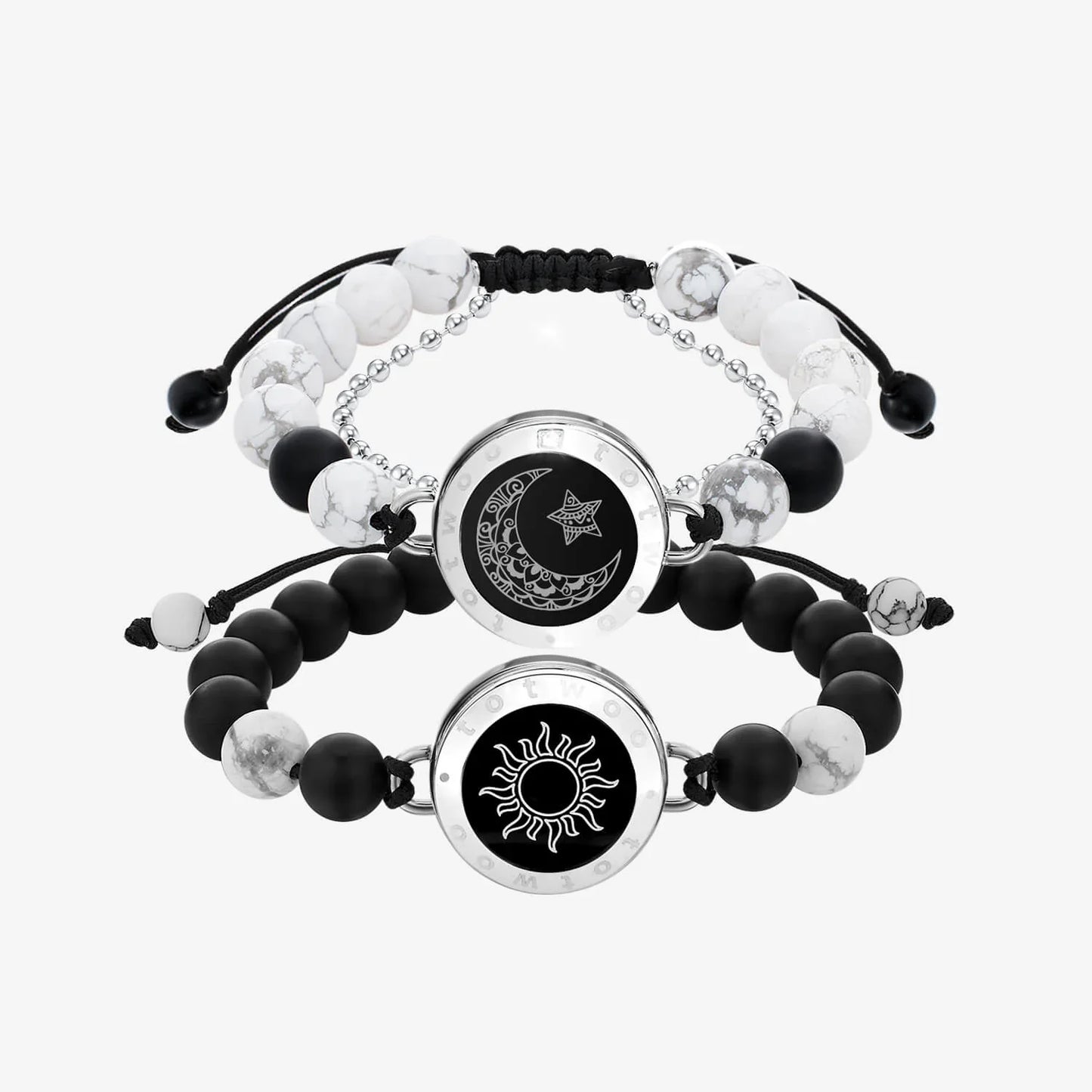 Long Distance Touch Vibration Bracelet for Couples - Totwoo bracelet