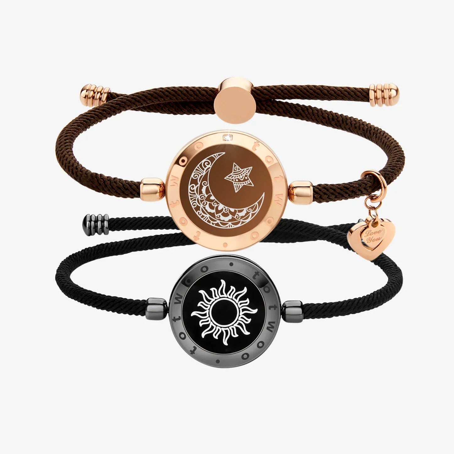 Long Distance Touch Vibration Bracelet for Couples - Totwoo bracelet